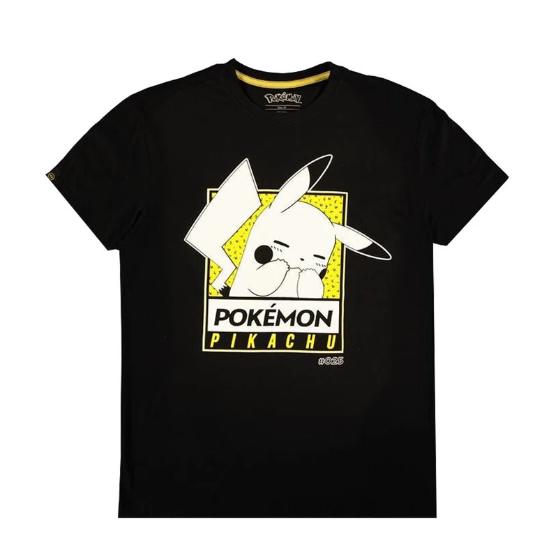 Difuzed Pokémon - Embarrassed Pika Men's Short Sleeved T-shirt - XL - تي-شيرت
